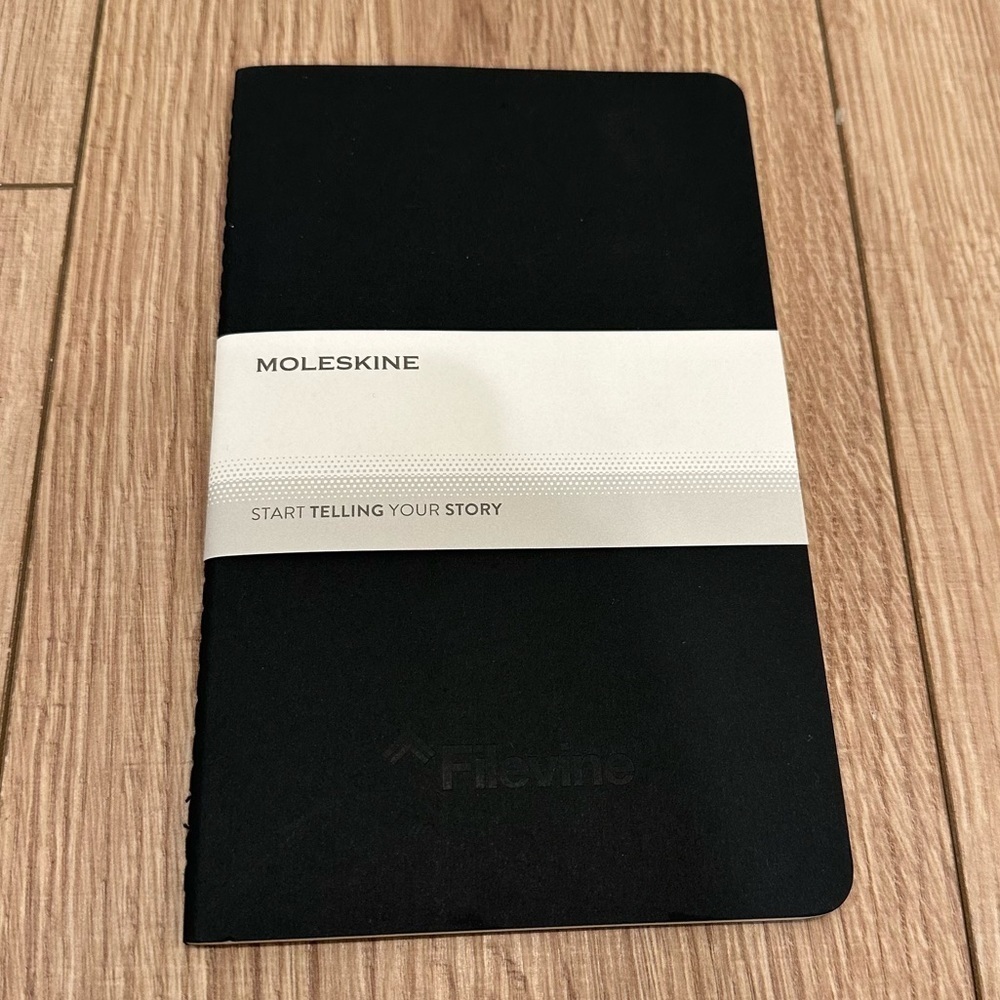 NWT Moleskine Black Notebook